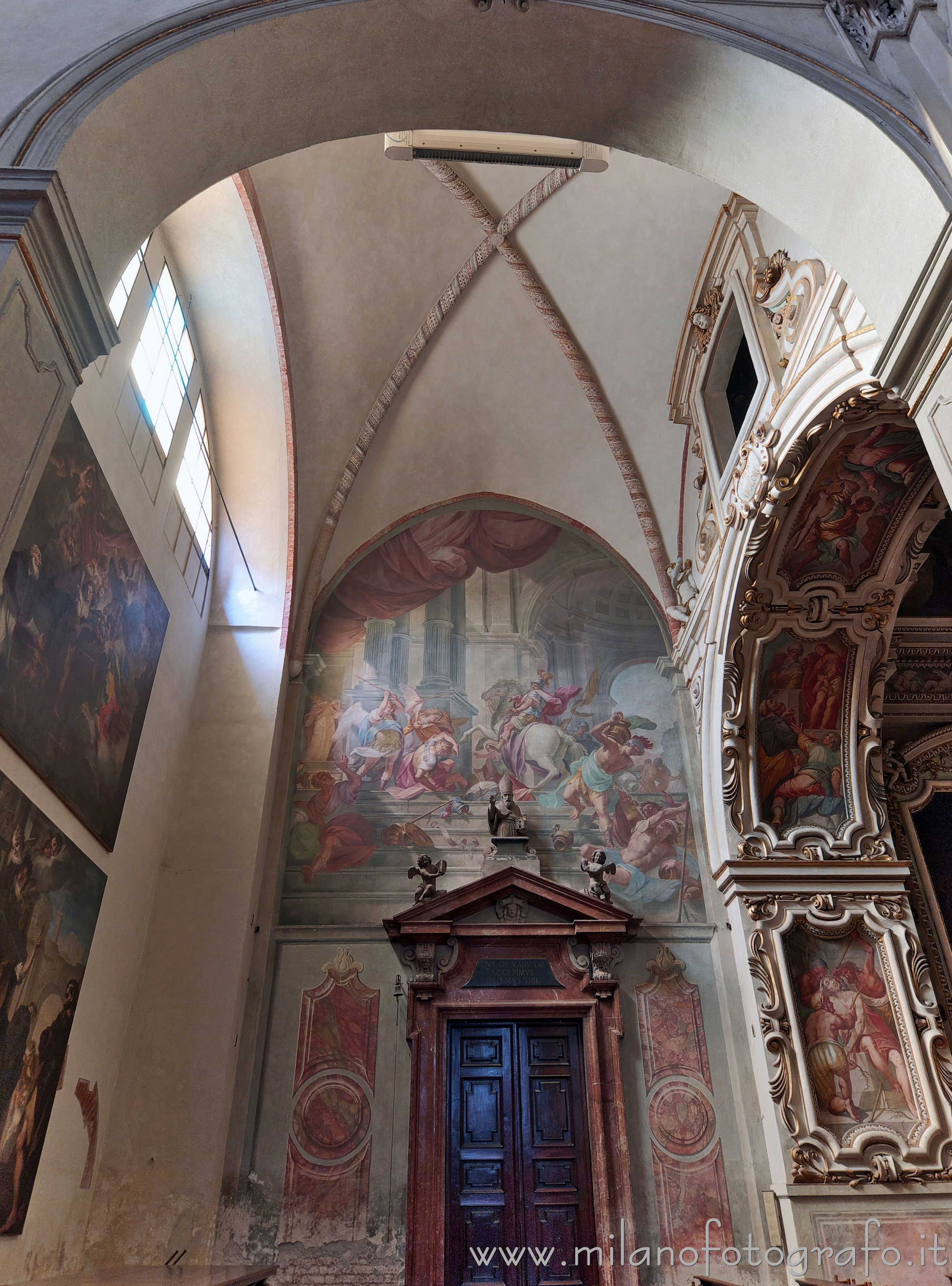 Milan (Italy) - Left arm of the transept of the Basilica of San Marco - Full resolution picture